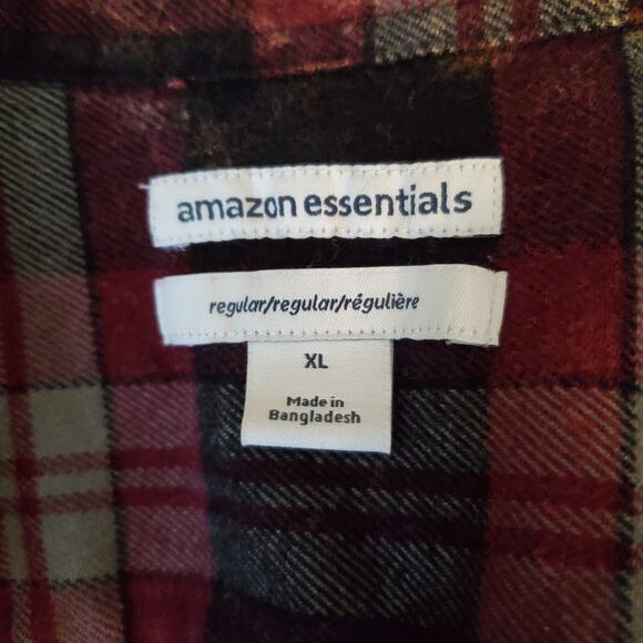 Custom Flannel Shacket, Campfire and Horror Stories, Heavyweight Button-Down XL - Picture 8 of 8